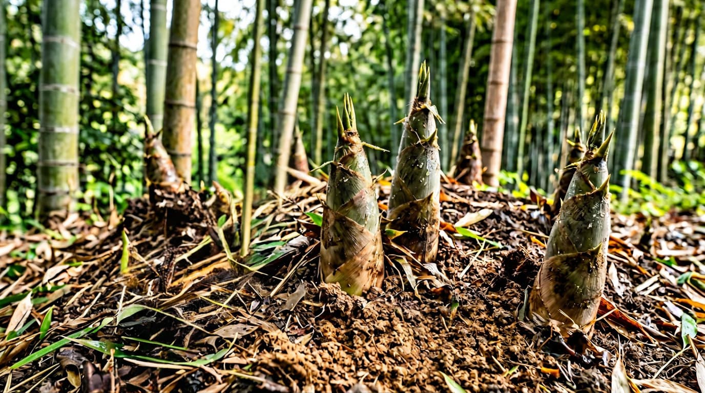 Bamboo shoot production